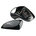 thumbnail image 4 of TRQ Driver Side Mirror Assembly Power Paint to Match Smooth Textured Black Turn Signal Fits 2016 Scion iA 2017-2018 Toyota Yaris iA, 4 of 5