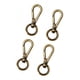 thumbnail image 4 of Paquete de 4 ganchos de mosquetón con ojales giratorios, clips, ganchos de hardware para bolsos, Bronce, 4 of 9