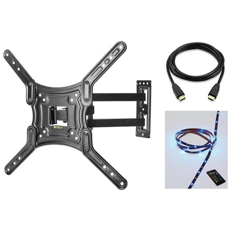 Anchor Full Motion Flat Panel TV Wall Mount Pack for TVs up to 65", TM45BVP