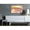 thumbnail image 2 of wall26 - Rocky Waves with Waterfalls and a Sunset Gradient Over It - Canvas Art Home Art - 32x48 inches, 2 of 4