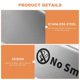 thumbnail image 4 of Signs for Office Stainless Steel No Smoking Sign Double Side Display Indoor Outdoor Use 12 x 5 x 3 cm 1Pack, 4 of 4