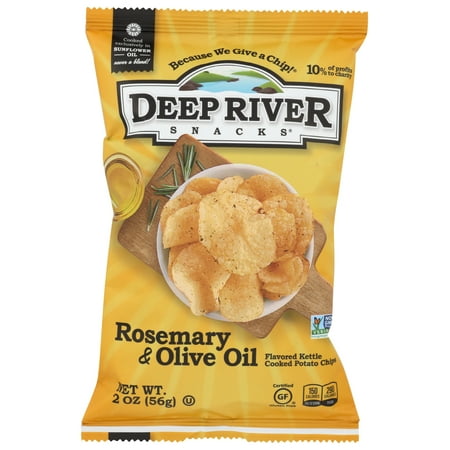 Deep River Snacks Rosemary & Olive Oil Kettle Chips , 2 oz