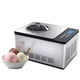 thumbnail image 1 of Whynter Máquina para hacer helados y yogur automática de 2 cuartos Con compresor integrado, visualización digital LCD y temporizador, sin precongelación, ICM-220SSY, acero inoxidable, 1 of 5