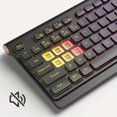 thumbnail image 4 of MageGee V650S Wireless Keyboard Mouse Combo, 2.4G Full Size RGB Backlit Silent Ultra-Thin Gaming Keyboard and Mouse Set with Num, 4 of 7