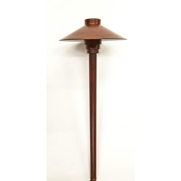 Low Voltage Rust Outdoor Landscape Small Mushroom Pathway Light