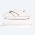 thumbnail image 6 of EVERGRACE Luxury Ruched Velvet Quilt King Size, Ultra Soft Bedspread Coverlet Set, Lightweight Velvet Comforter, Quilted Bedding Cover with 2 Matching Shams for All Season, Ivory White, 6 of 7