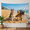 C, variant on XaaKee, Panda Beach Umbrella Tapestry, Decorative High-Quality Polyester Bedroom Wall Tapestry, 60x40Inch