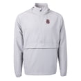 thumbnail image 2 of Men's Cutter & Buck  Gray Birmingham Barons  Charter Eco Recycled Half-Zip Anorak Jacket, 2 of 3