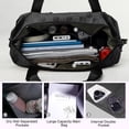 thumbnail image 5 of NBERMOTION Expandable Rolling Duffle Bag - Large Carry-On With Spinner Wheels, Foldable Weekend Travel Bag, 28-58L Capacity(Backpack-black), 5 of 6