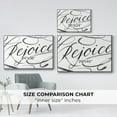 thumbnail image 4 of Rejoice - Framed Gallery Wrapped Holiday Canvas - 27 x 41 - Silver Frame, 4 of 8