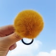 thumbnail image 4 of QIQUWOHUL Pom-Pom Hair Ties Elastic Hair Ties Hair Ponytail Holders Hair Band For Girls Toddlers Pigtail 10 Colors For Choose, 4 of 4