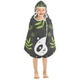 thumbnail image 7 of Cute Cartoon Pandas Kids Hooded Beach Towel Baby Bath Poncho Towels with Hood Absorbent 50"x23.5" for Pool Swimming, 7 of 7
