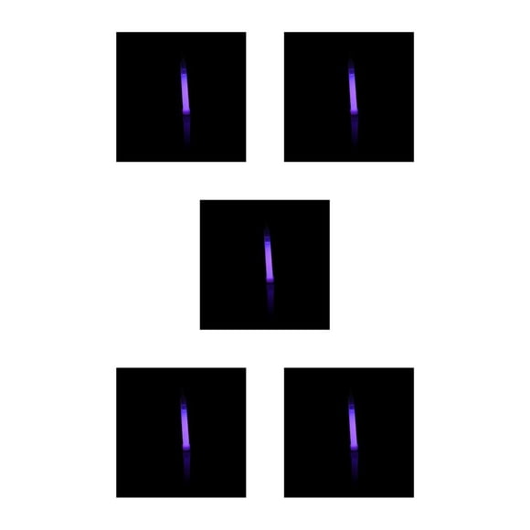 Sonducket Barra de brillo de plástico portátil puesta en escena al aire libre reemplazo de palos luminosos suministros de decoración con Type5 NO5