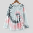 thumbnail image 4 of LNMQLPDBS Black Top for Girls Cute Graphic Tees Preppy Tops Red Long Sleeve Shirt Toddler Girl Thanksgiving Shirt Girls Shirts Size 10-12 4-5t Girls, 10-11 Years, 4 of 8