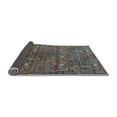 thumbnail image 2 of Ahgly Company Indoor Square Oriental Light Blue Industrial Area Rugs, 5' Square, 2 of 4