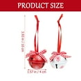 thumbnail image 3 of FRCOLOR 12Pcs Christmas Iron Bell Ornaments Decorative Pendant for Tree and Home, 3 of 10