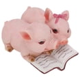 thumbnail image 3 of Pig Statue, Cute Shape Pig Figurine Attractive Decorative  for Collection for Gift, 3 of 8