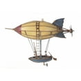 thumbnail image 3 of Steampunk Airship Metal Model, 3 of 3