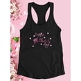 thumbnail image 3 of Mother's Day Hearts Racerback Tank Women -Image by Shutterstock, Female Medium, 3 of 4