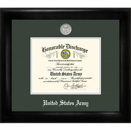 Decal Medallion - Campus Image ARDS002 Army Discharge Frame Silver Medallion
