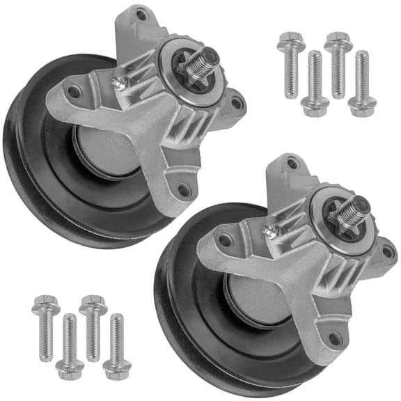 2 Spindle Assembly W/Bolt for MTD Cub Cadet 918-04474 918-04474A 918-04474B