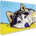 thumbnail image 2 of Trademark Fine Art Dean Russo Siberian Husky II Canvas Wall Art - 14x19, 2 of 3