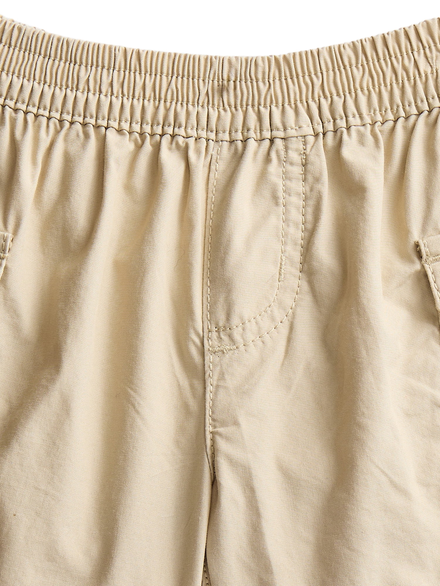 Wonder Nation Baby Boys Cotton Poplin Cargo Shorts, Sizes 0M-24M