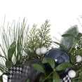 thumbnail image 4 of Northlight Real Touch™ Winter Foliage and Berries Artificial Christmas Wreath - 24" - Unlit, 4 of 7