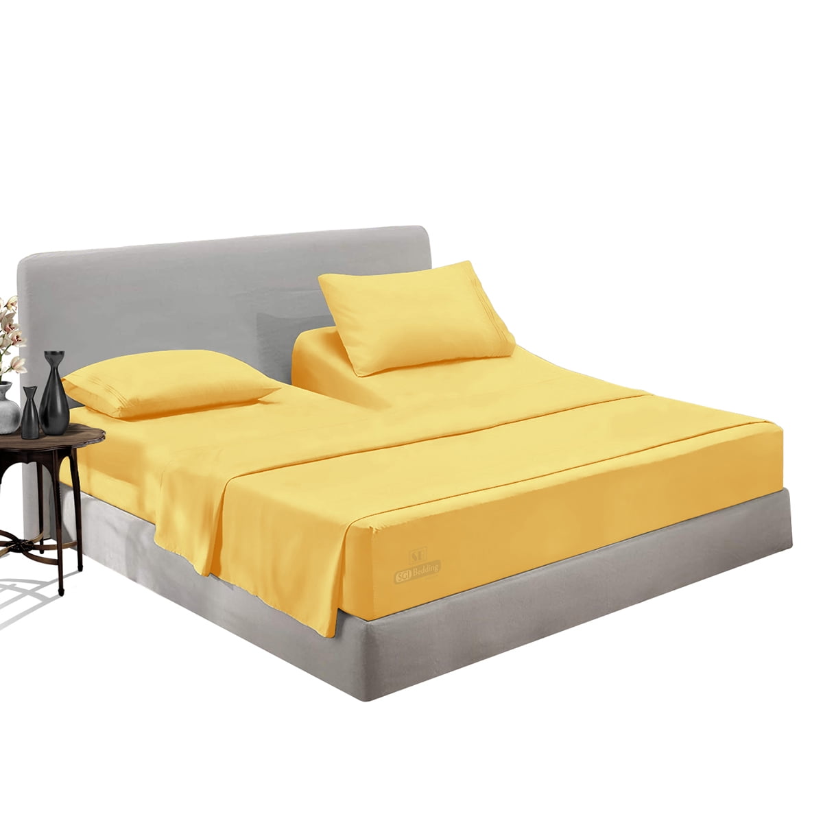 SGI Bedding Egyptian Cotton Top Split Sheet Set Solid Adjustable Bed 28 SGI Bedding Egyptian Cotton Top Split Sheet Set Solid Adjustable Bed 28