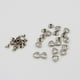 thumbnail image 3 of 20 Piezas de Remaches de Plata con de , Remaches de Bricolaje para Joyería de Ropa de material cuero, 3 of 9