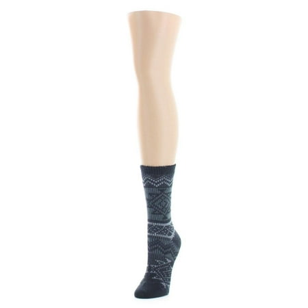 

Legmogue Women s Diamond Line Fashion Soft-Fit Crew Sock - Womens - Female