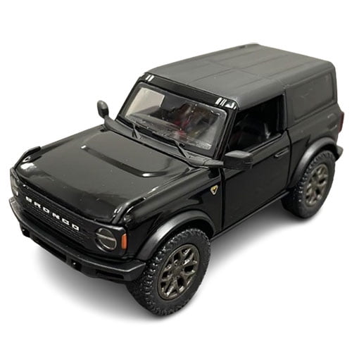 RI Novelty - Pull Back Die-Cast Metal Vehicle - 2022 FORD BRONCO [Black](5 inch)