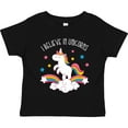 thumbnail image 3 of Inktastic Believe in Unicorns Girls Toddler T-Shirt, 3 of 5