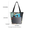 thumbnail image 3 of Fotbe Adorable Blue Baby Dragon Bolsa de Playa con Estampado, Bolsa de Hombro, Bolsa de Mano Espaciosa, Bolsa de Viaje Ligera, Bolsa de Compras Versátil, 3 of 6