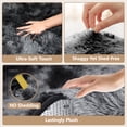 thumbnail image 4 of UNTIMATY 9' x 12' Area Rug Soft Fluffy Area Rug for Living Room Bedroom Kids Room Decor Carpet, Dark Gray, 4 of 7