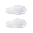 thumbnail image 3 of Soft elliptical silicon nose pad for glasses (transparent, 5 pairs)-2025, 3 of 5