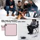 thumbnail image 3 of COJÍN DE ASIENTO CON CALEFACCIÓN, ALMOHADILLA Térmica Ajustable Por USB para Acampar y Pescar al Aire Libre, Con Bolsillo Lateral, Ideal para viajar, 3 of 7