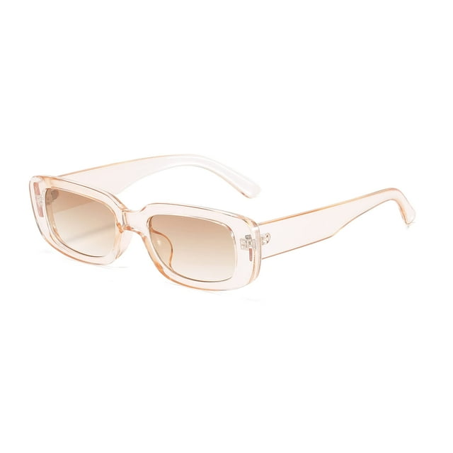 Gafas de Sol Rectangulares Champagne BUTABY para Mujer UV400