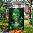 thumbnail image 3 of Fantasy Beautiful Landscape Magic Portal Mystic Fairy Tale Forest Butterfly Flowers Garden Yard Flag 12"x 18" Double Sided Polyester Welcome House Flag for Patio Lawn Outdoor Home Decor, 3 of 6