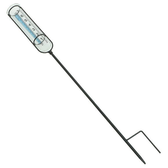 Accurate Outdoor Rain Gauge Sturdy Garden Rain Measuring Tool with Stake for Yard