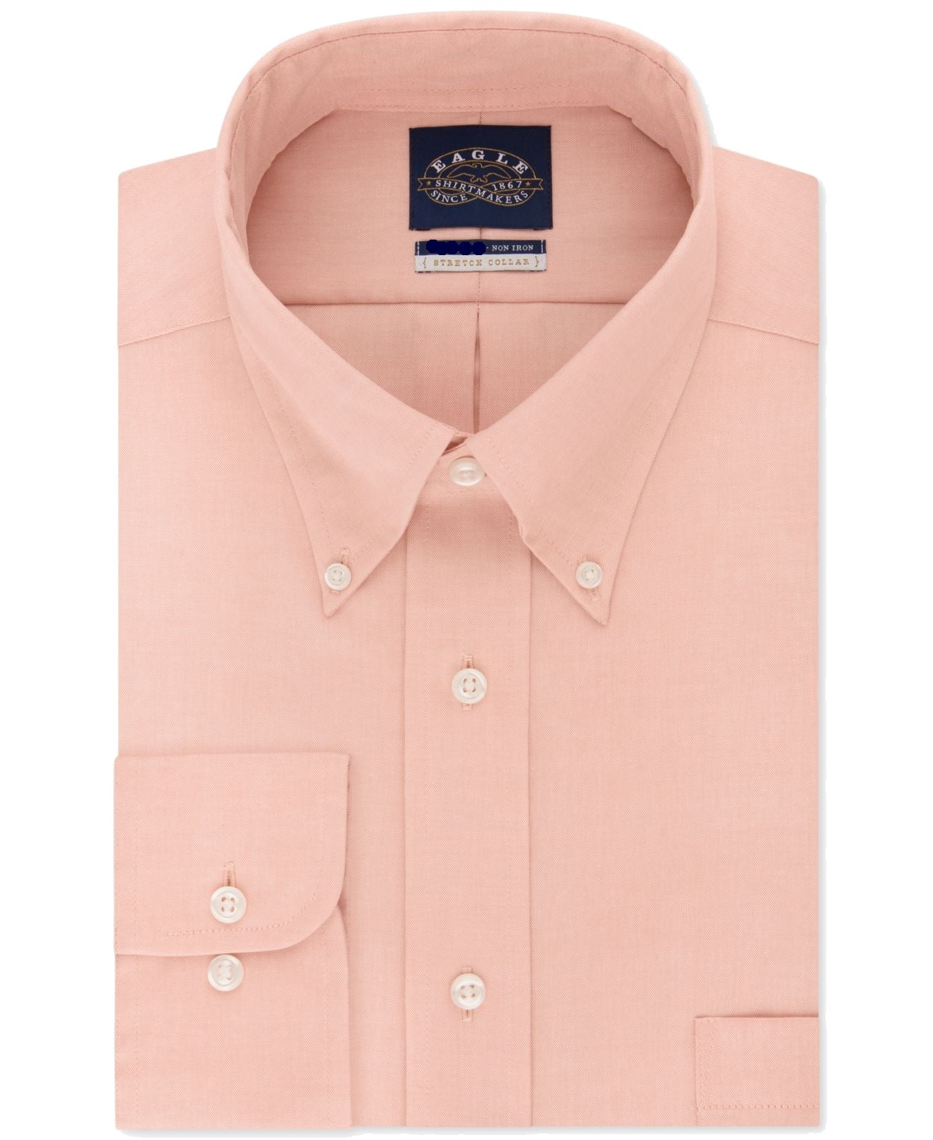 Eagle Sunset Mens Solid One Pocket Dress Shirt