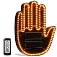 thumbnail image 1 of Shisuyan Car Finger Light Hand Gesture Light For Car Window Light Up Sign Gesture Turn Signal, 1 of 9
