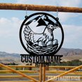 thumbnail image 2 of Craftnamesign Custom Outdoor Chicken Farm Metal Sign, Chicken Farm Sign Outdoor, Welcome Farm Sign, 2 of 3