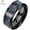 Other, variant on Black IP Tungsten Ring 8mm Galaxy Series w/ Opal Inlay in Different Styles Wedding Band for Men Women w/ Free Engraving Options