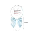 thumbnail image 2 of INSPIRE CHIC Women's Solid Color Bowknot Pre-tied Adjustable Bow Ties for Uniform Light Blue, 2 of 3