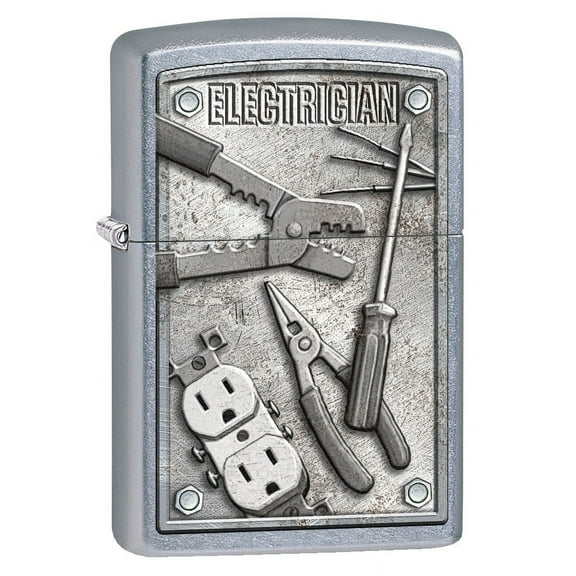Zippo Lighter: Electrician Tools - Street Chrome 80766