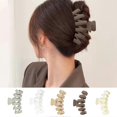 thumbnail image 5 of Large hair clip, 4.5 inch large non-slip claw clip, 5 colors of perfect grip, comfortable, elegant and beautiful, 5 of 5