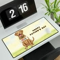 thumbnail image 3 of Cute Chesapeake Bay Retriever Loves Dad Happy Father's Day Desk Mat Full Keyboard Mouse Pad Chessie Dog Lover Large Mousepad - 12008, 3 of 5