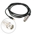 thumbnail image 3 of WALFRONT 10FT 3 Pin XLR Connector Female to 1/8 3.5mm Male Stereo Jack Microphone Audio Cord Cable F/M Microphone Cable, 3 of 5