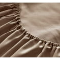 thumbnail image 4 of the Season Essentials Wrinkle Free Sheet Sets with Deep Pockets & Stain Resistant, 4 pc, 1800 Thread Count Bamboo Based, Tiger Eye, California King, 4 of 11